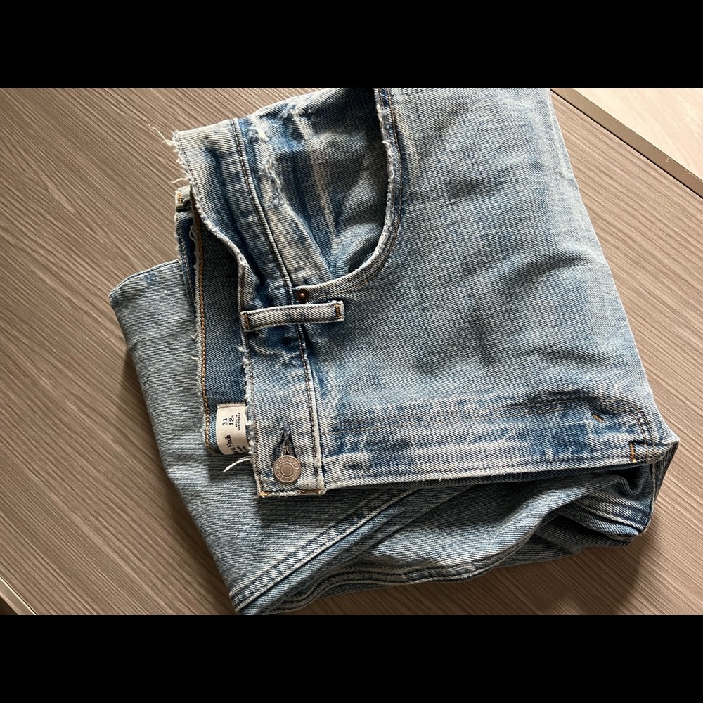90s ultra high rise straight jeans